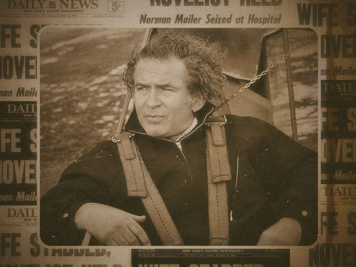 Why did Norman Mailer nearly stab his wife to death?