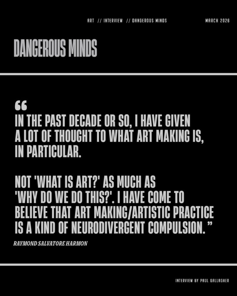 Art should not be a lie- Artist Raymond Salvatore Harmon reflects on love, life and death