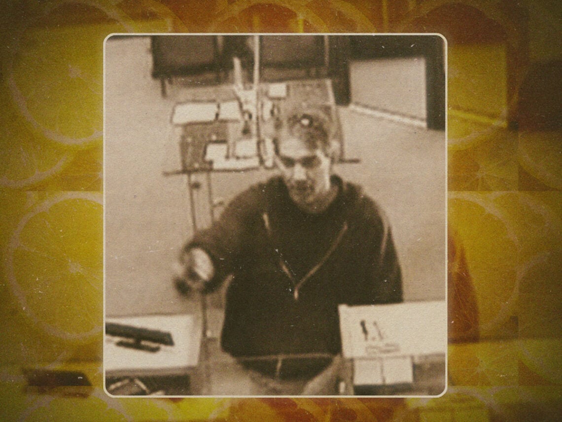 Police Farce- can you rob a bank with lemon juice?