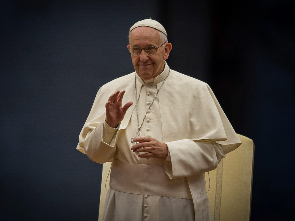 Pope Francis -pictured in 2017.
