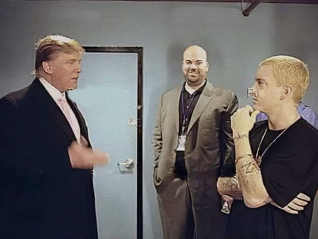 'The Monster'- The moment Donald Trump endorsed Eminem for president -