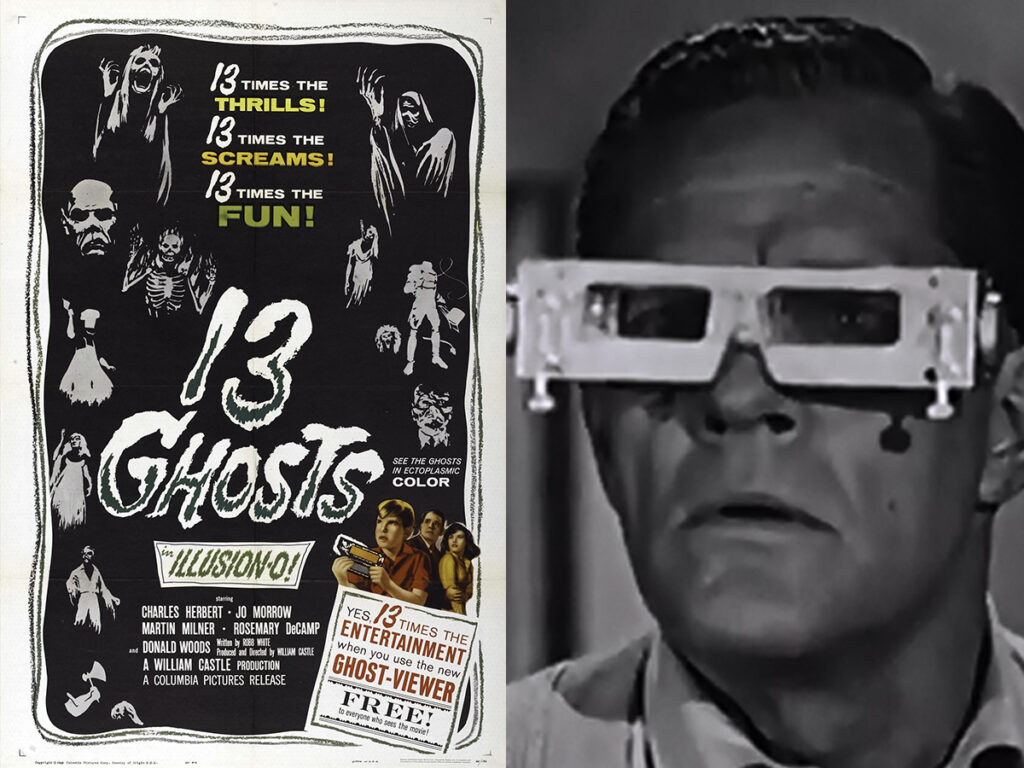 Thirteen Ghosts - 1960 - 3D Glasses -