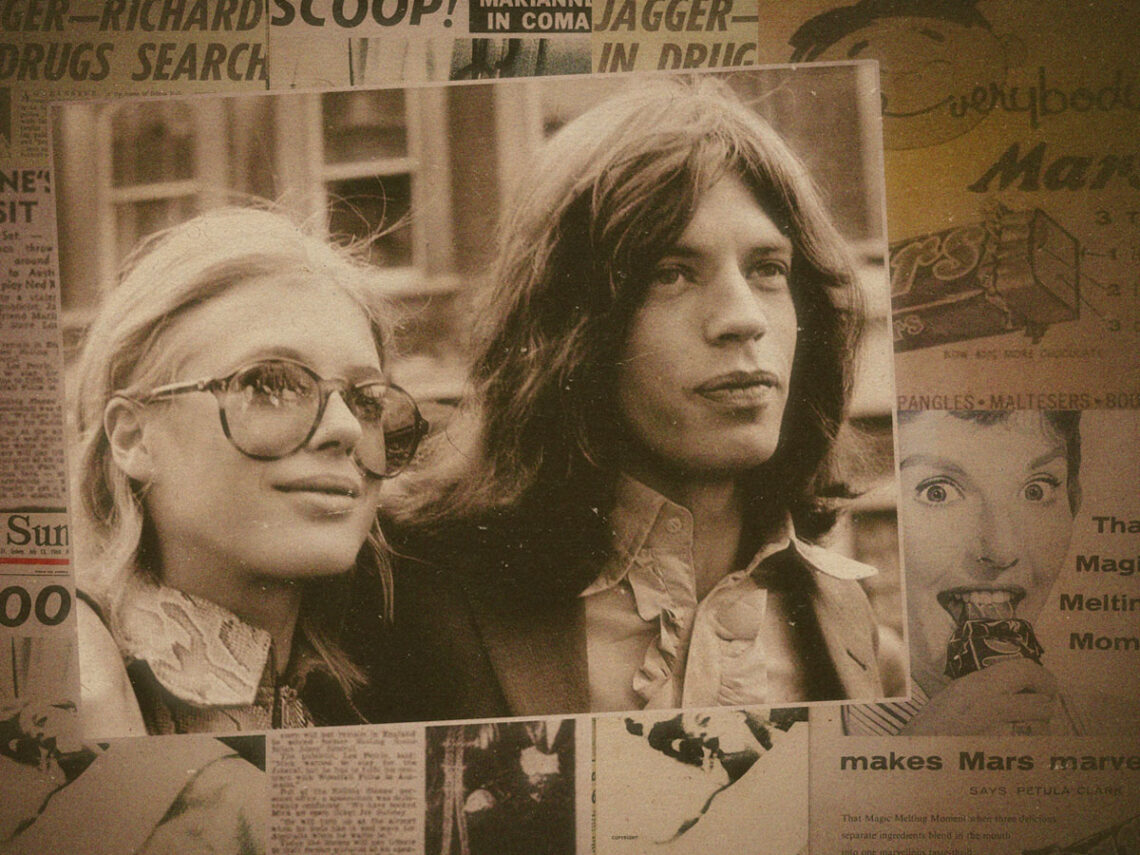 Mick Jagger, Marianne Faithful, and a Mars bar- Rock 'n' roll's most sordid myth