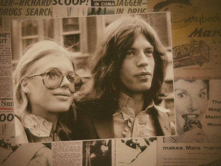 Mick Jagger, Marianne Faithful, and a Mars bar- Rock 'n' roll's most sordid myth