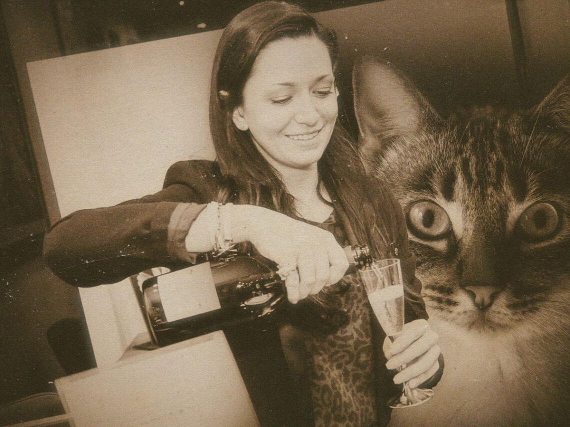 The Socialite Spy exposed by her cat in 2022 -