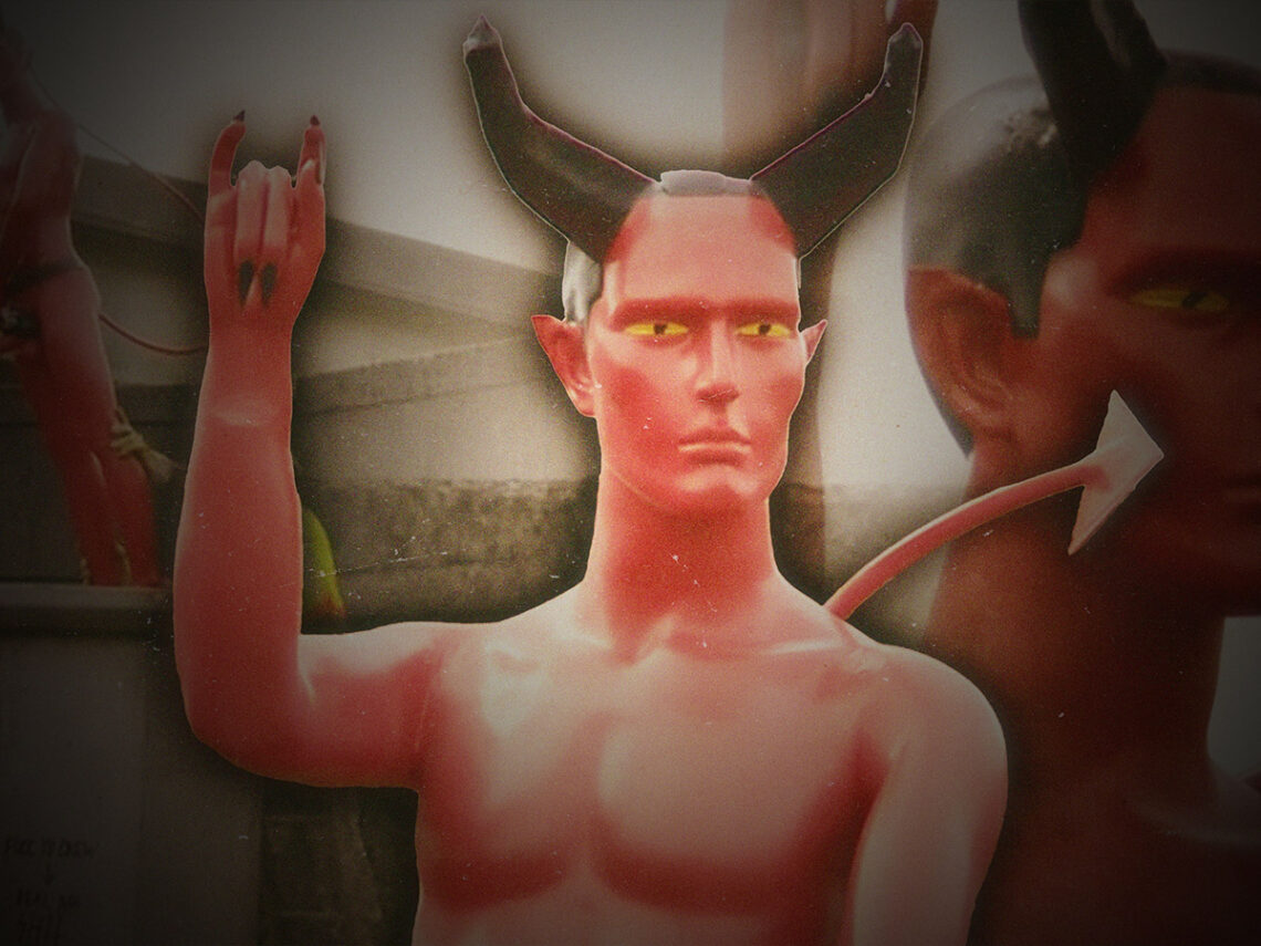 The Three-horned Devil why a raunchy statue of Satan was built in Canada