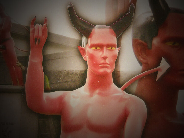The Three-horned Devil why a raunchy statue of Satan was built in Canada