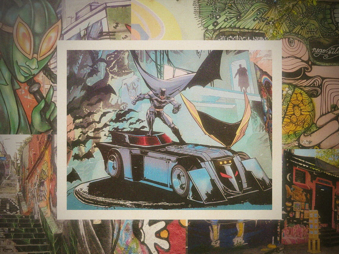 Why is there a place in São Paulo called Batman Alley