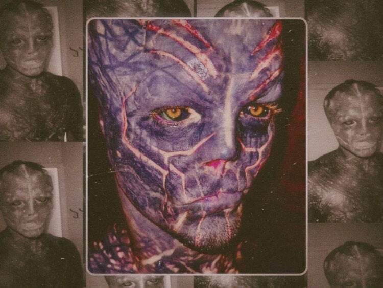 Anthony Loffredo- the black alien who removed his ears, fingers and nose in the name of art