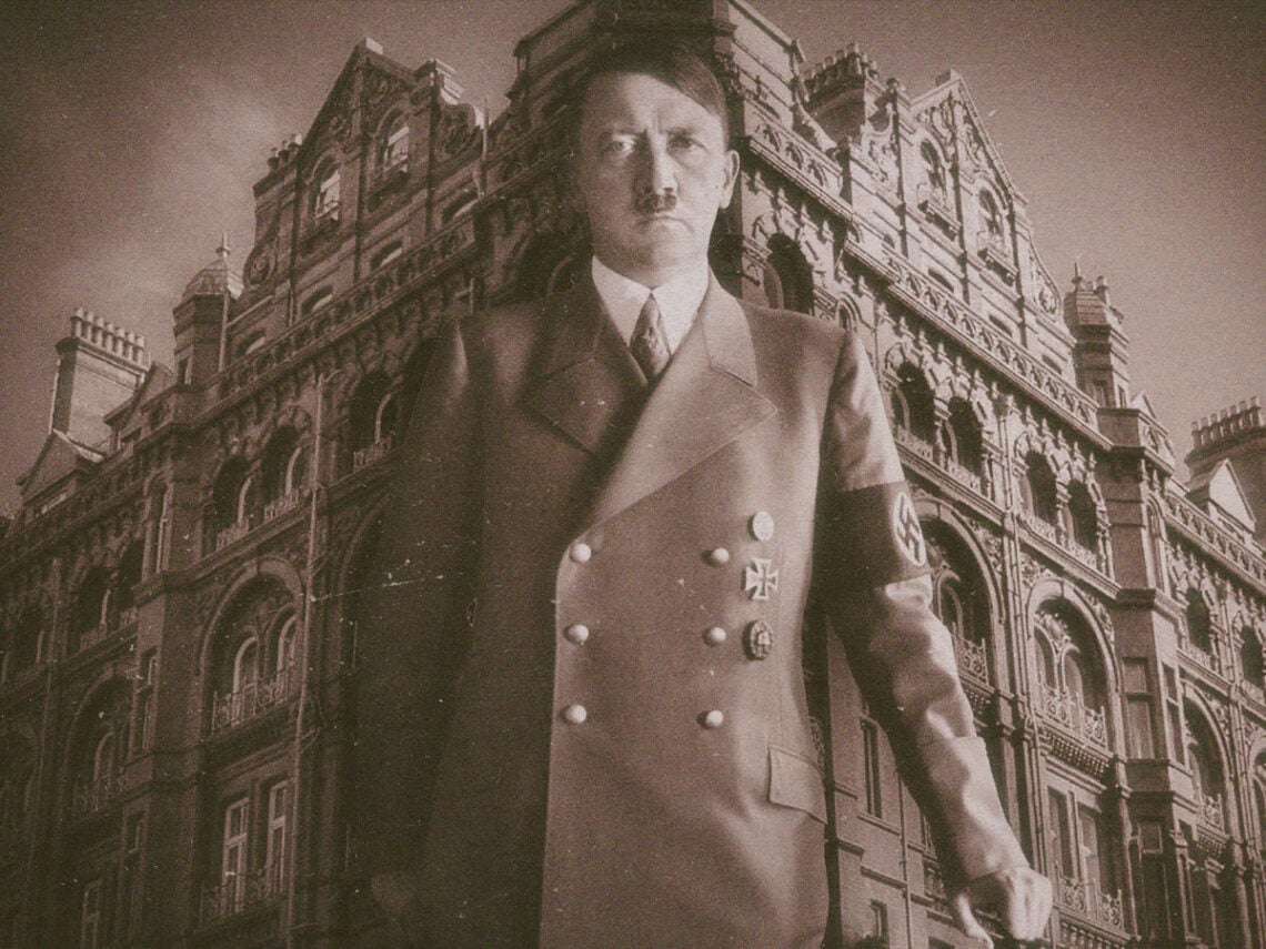 Did Adolf Hitler want to live in a hotel in Manchester? -