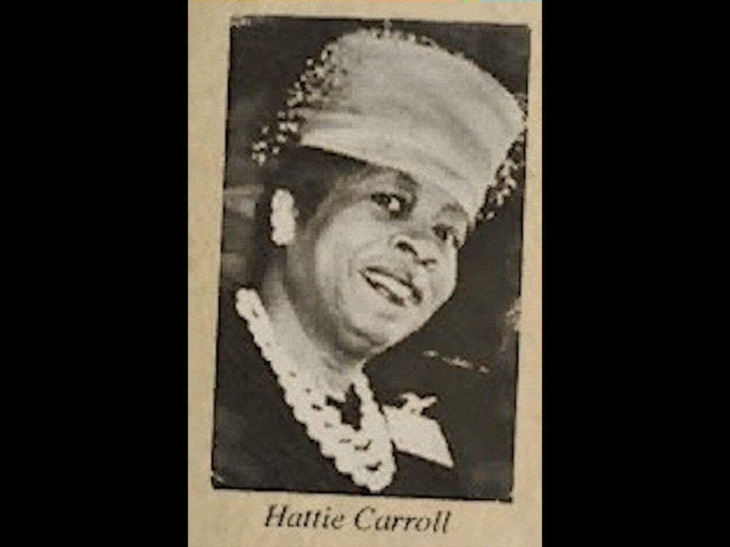 Only known photograph of Hattie Carroll.