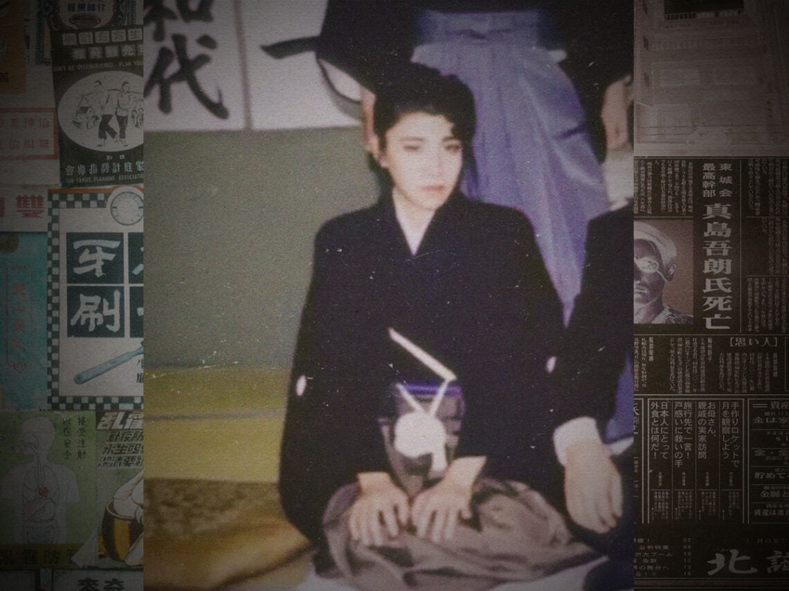 Mako Nishimura- the only female member of the Yakuza -