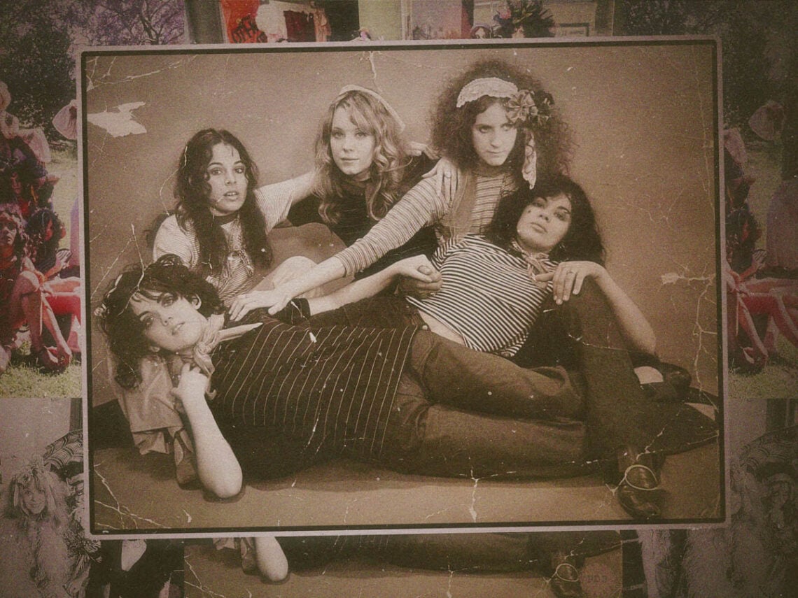 The Flying Garter Girls- the most infamous groupie clique of the 1970s
