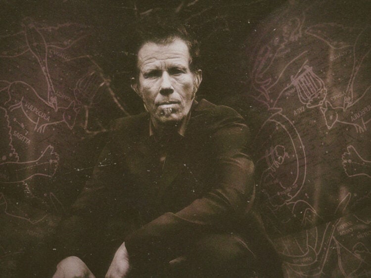 The Tom Waits Tour mapped to match a constellation of stars -