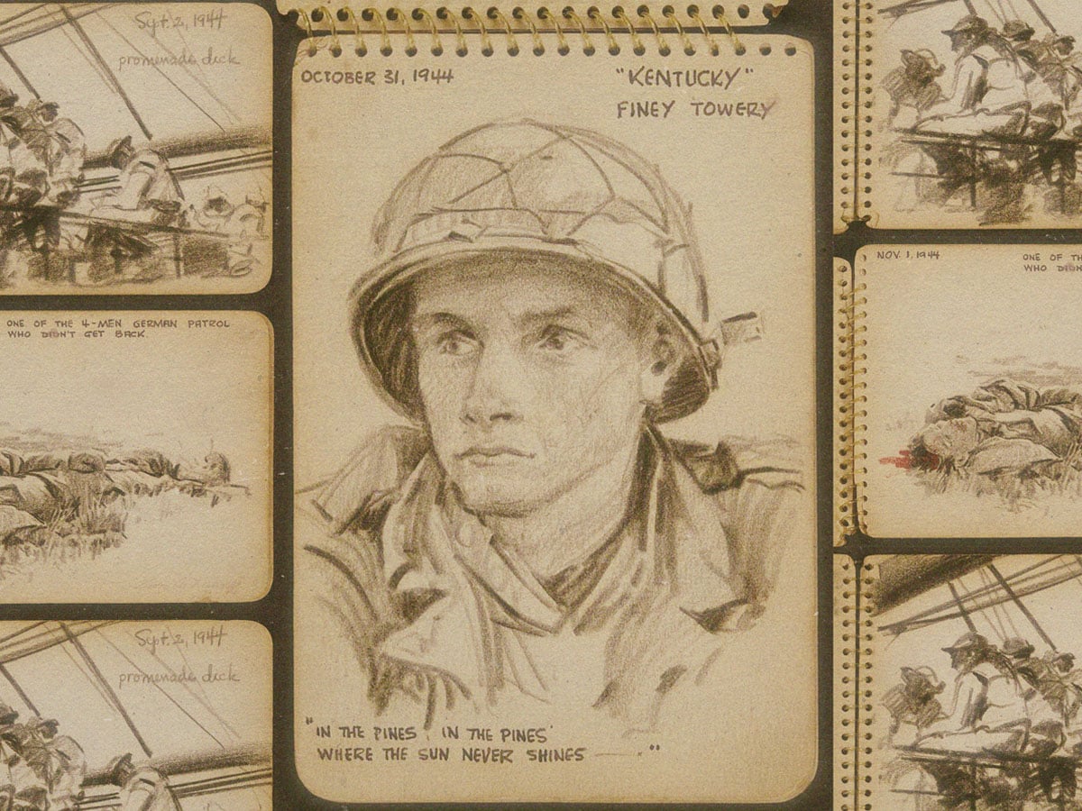 The incredible World War II sketches of Victor Lundy