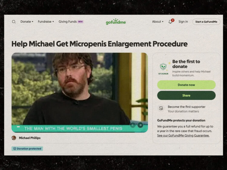 World's Smallest Penis Owner Wants Donations to Fund Enlargement Surgery