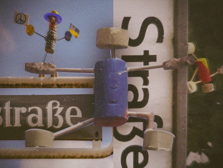 Street Yogi- the tiny works of art decorating the street signs of Berlin
