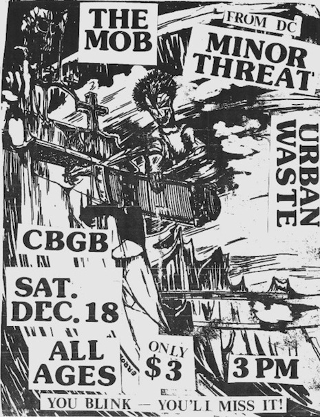 Minor Threat flyer