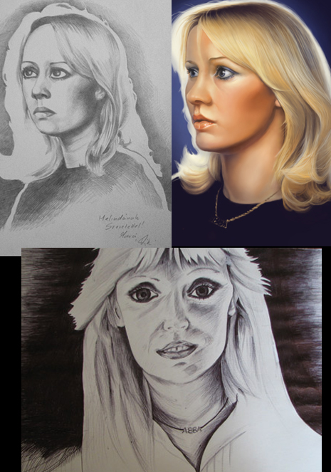 Agnetha Portraits - Saturday Morgen Cartoons