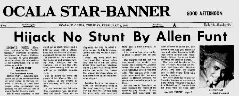 Hijack No Stunt By Allen Funt