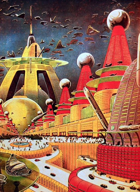City of the Future, 1940 Frank R. Paul