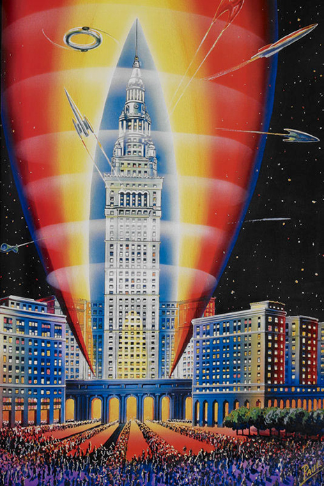 Cover of the 13th World Science Fiction Convention, Cleveland, Ohio, September, 1955 Frank R. Paul