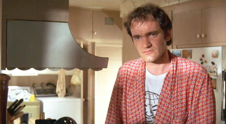 Quentin Tarantino in Orby Tee in Pulp Fiction