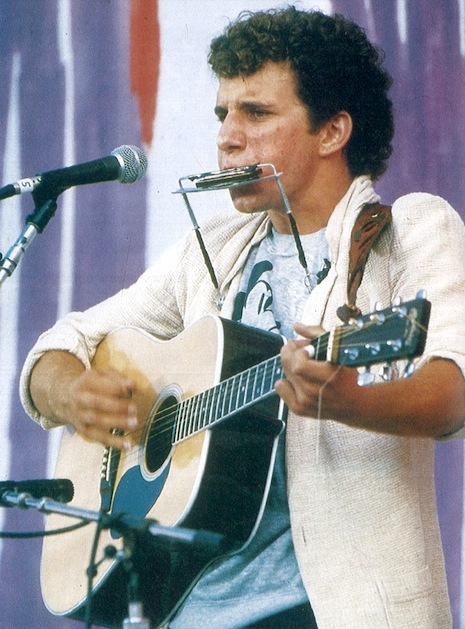 David Weinstein (a/k/a Bernard Watson) on stage at Live Aid