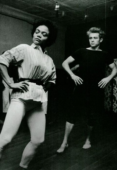 Eartha Kitt and James Dean