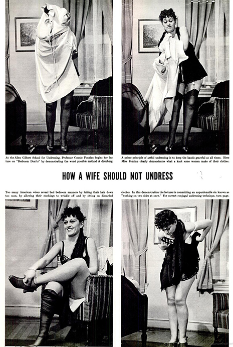 How not to undress