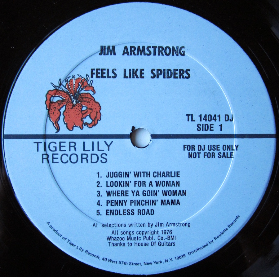 Feels Like Spiders label