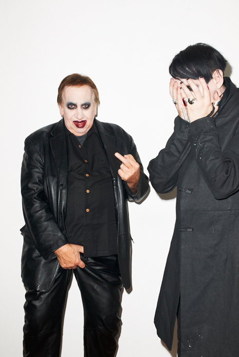 Marilyn Manson and Hugh Warner