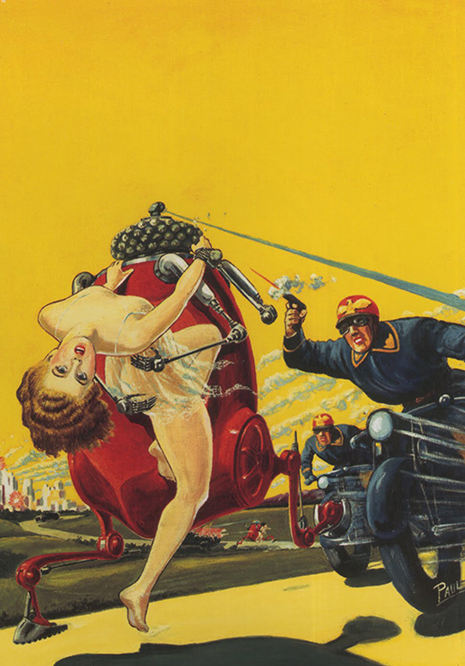 Science Fiction Magazine Cover, December, 1939 Frank R. Paul