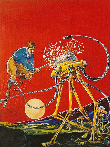Wonder Stories Cover, February 1932 Frank R. Paul