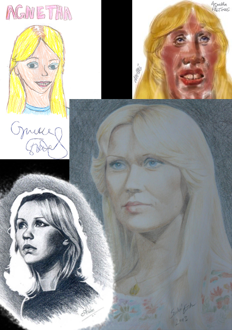 Agnetha Portraits - Saturday Morgen Cartoons