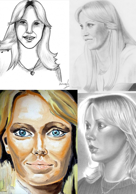 Agnetha Portraits - Saturday Morgen Cartoons 3