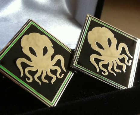 cthulhu cufflinks