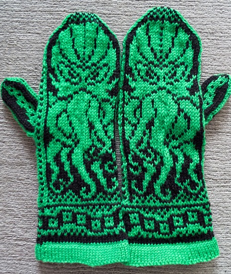 cthulu mittens
