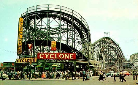 The Cyclone in Coney Island
