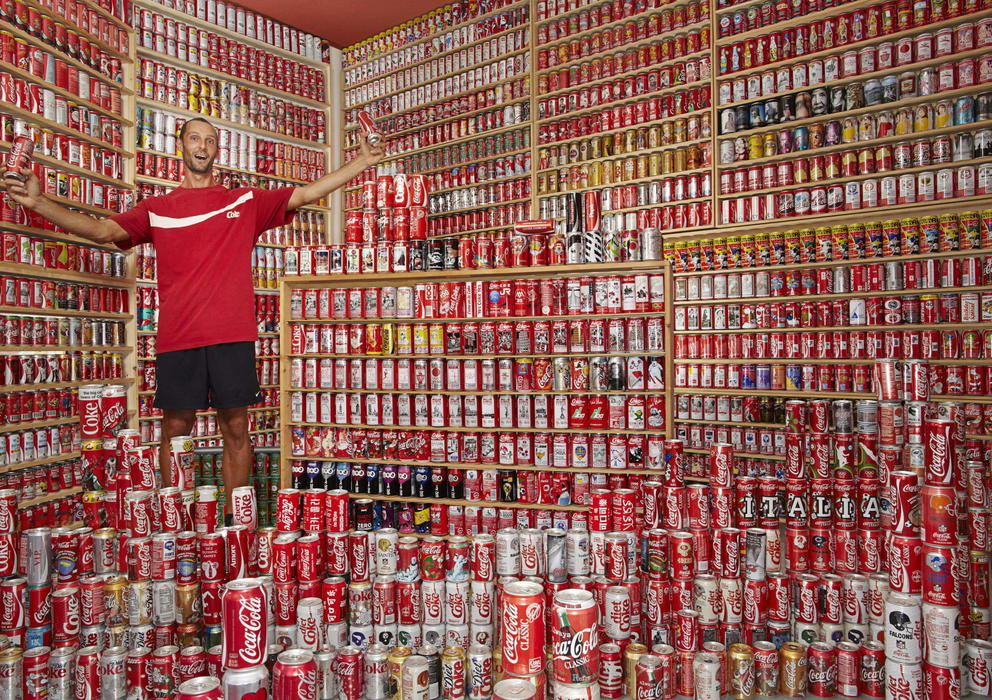 Meet the man with the world's largest collection of Coca-Cola cans