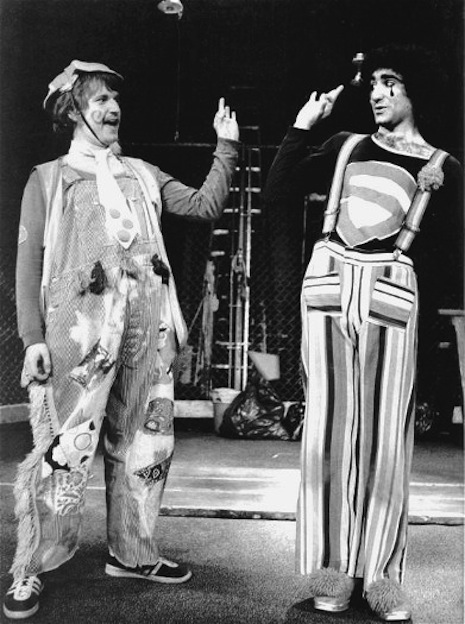 Dave Thomas and Eugene Levy in Godspell