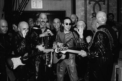John Lennon and BOMF backstage