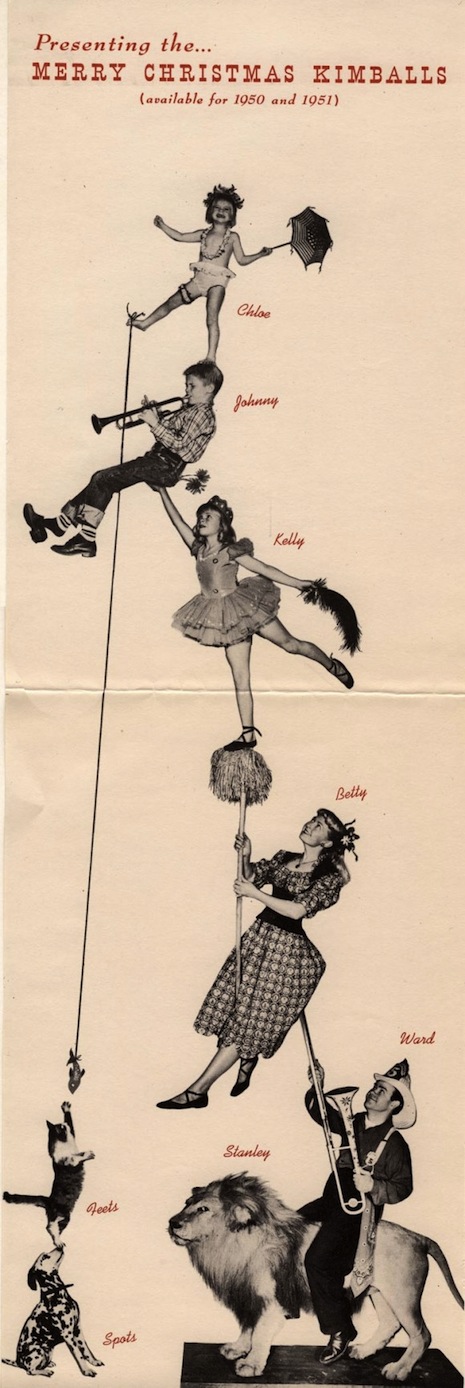 Ward Kimball Christmas card