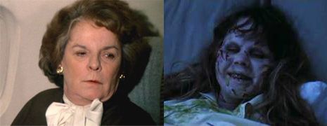 Mercedes McCambridge and Linda Blair