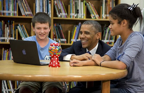 Obama checking your mail