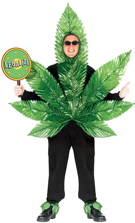 Hugs for nugs: Dress your baby as a pot leaf for Halloween!
